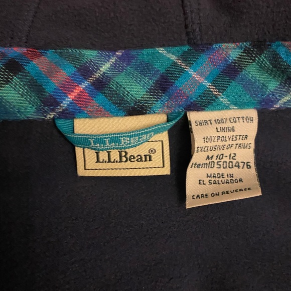 L.L Bean Hooded Plaid Shirt - NWOT - Picture 6 of 7